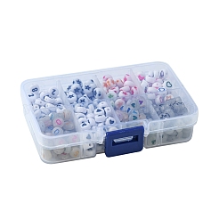 8 Styles Opaque Acrylic Beads&nbsp;SACR-FS0001-27