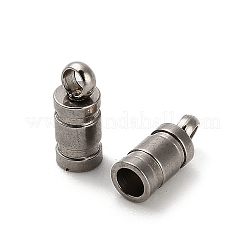 201 Stainless Steel Cord Ends&nbsp;STAS-S167-01B-P