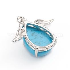 Synthetic Turquoise Pendants&nbsp;G-I275-02N
