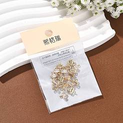 SHEGRACE Brass Pave Cubic Zirconia Rectangle Connector Charms&nbsp;XGRQ2O372-438A-G