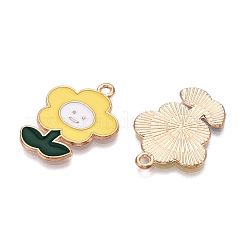 Alloy Enamel Pendants&nbsp;ENAM-T020-39B-RS