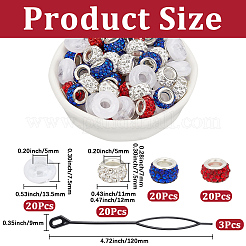 3Pcs Acrylic Hair Pin Bun Maker&nbsp;OHAR-PA0001-02