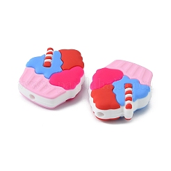 Silicone Beads&nbsp;SIL-WH0010-13C