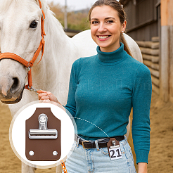 PU Leather Number Holder&nbsp;OFST-WH0709-071