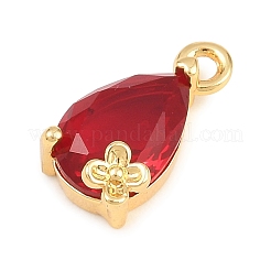 Brass Micro Pave Cubic Zirconia Charms&nbsp;KK-D265-01D-G