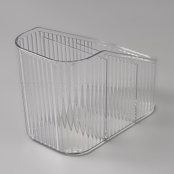 3 Grids PET Desktop Stationery Storage Box&nbsp;AJEW-WH0709-330B
