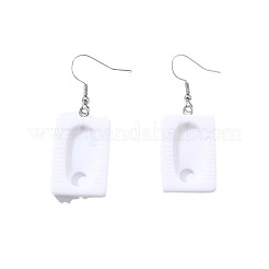 Funny Bathroom Theme Resin Dangle Earrings&nbsp;WG8936B-04