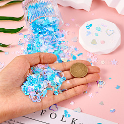 100G Plastic Sequins Beads&nbsp;PVC-TA0001-04B