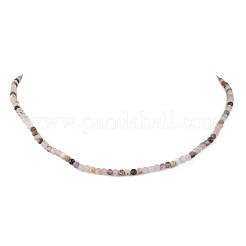 Natural Mixed Gemstone Faceted Round Beaded Necklaces for Women&nbsp;NJEW-JN06284