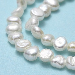 Natural Cultured Freshwater Pearl Beads Strands&nbsp;PEAR-A005-05A-01