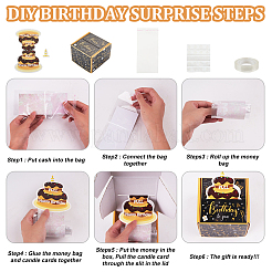 Happy Birthday Day Money Box for Cash Gift Pull&nbsp;DIY-WH0430-335