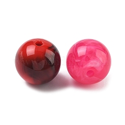 Two Tone Opaque Acrylic Beads&nbsp;MACR-L016-06