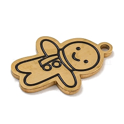 Real 14K Gold Plated 304 Stainless Steel Pendants&nbsp;STAS-Z093-08E