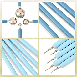 9Pcs 2 Styles Plastic Double Heads Modeling Clay Sculpting Tools Set&nbsp;TOOL-SP0001-09