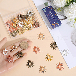 40Pcs 5 Styles Alloy Pendant Cabochon Settings&nbsp;FIND-SC0008-49