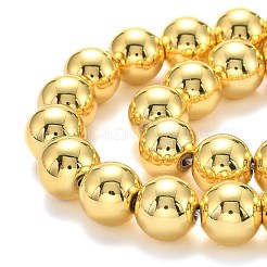 Electroplate Non-magnetic Synthetic Hematite Beads Strands&nbsp;G-L485-01G-M