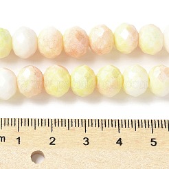 Electroplate Glass Beads Strands&nbsp;LAMP-S068-11G