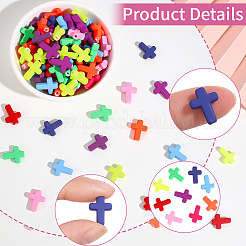 400Pcs Spray Painted Acrylic Beads&nbsp;ACRP-PA0001-05
