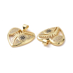 Brass with Cubic Zirconia Pendants&nbsp;KK-G453-09G