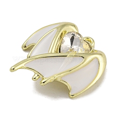 Rack Plating Alloy Enamel Pendants&nbsp;PALLOY-F312-49G-01