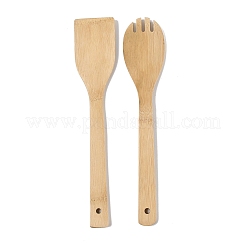 2Pcs Bamboo Spoons & Forks&nbsp;AJEW-XCP0002-91