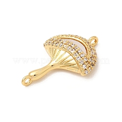 Autumn Brass Micro Pave Cubic Zirconia Pendants&nbsp;KK-D255-14G-02