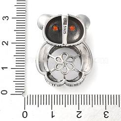 925 Sterling Silver Peg Bail Pendants&nbsp;STER-M092-02AS