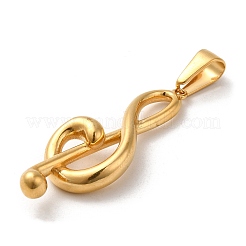 PVD Vacuum Plating 304 Stainless Steel Pendants&nbsp;STAS-M322-35G