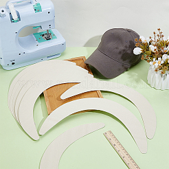 Plastic Hat Brim Board for Peaked Cap&nbsp;DIY-WH0060-83