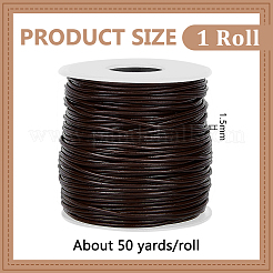 50 Yards Cowhide Leather Jewelry Cord&nbsp;WL-BC0001-03A