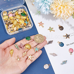 38Pcs 19 Styles  Alloy Pendants Charms&nbsp;FIND-HY0004-58