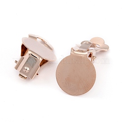 304 Stainless Steel Clip-on Earring Setting&nbsp;STAS-L244-49RG