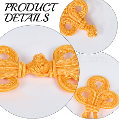 10Pcs Handmade Chinese Frog Knot Buttons Sets&nbsp;AJEW-CY0001-01C