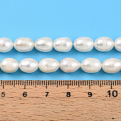 Natural Cultured Freshwater Pearl Beads Strands&nbsp;PEAR-N012-07V
