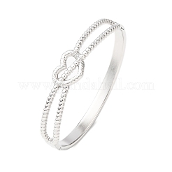 304 Stainless Steel Hinged Bangles for Women&nbsp;BJEW-F527-02P