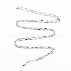 201 Stainless Steel Glasses Shape & Oval Link Chains&nbsp;STAS-N092-113