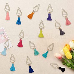 14Pcs 14 Colors Steel Paper Clips&nbsp;AJEW-CP00018