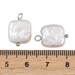 Natural Freshwater Pearl Keshi Pearl Pendants&nbsp;STAS-D378-04P