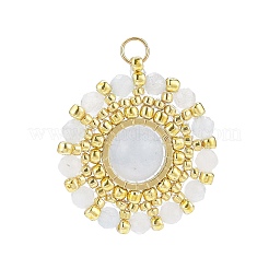 Handmade Japanese Seed Beads Pendants&nbsp;PALLOY-MZ00054-01