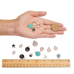 Alloy Enamel Pendant Sets&nbsp;ENAM-SZ0001-34