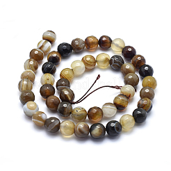 Natural Agate Beads&nbsp;G-J371-14-10mm