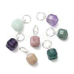 Natural Mixed Gemstone Pendants&nbsp;PALLOY-JF05297-01