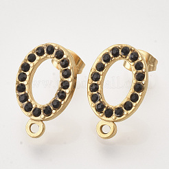 304 Stainless Steel Stud Earring Findings&nbsp;STAS-T052-03G