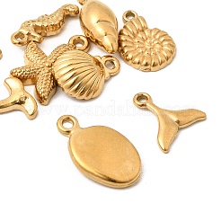 Ocean Theme 201 Stainless Steel Pendants&nbsp;STAS-F348-01D-G
