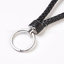 Braided PU Leather Keychain&nbsp;KEYC-J100-03