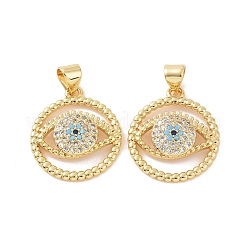 Brass Micro Pave Cubic Zirconia Pendants&nbsp;LS-ZIRC-P106-52G