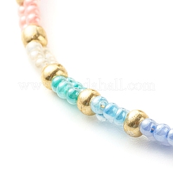 Glass Seed Beaded Bracelet for Girl Women&nbsp;BJEW-JB06746-03