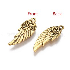 Tibetan Style Alloy Wing Pendants&nbsp;LS-TIBEP-A16767-AG-NR