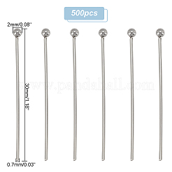 304 Stainless Steel Ball Head for Craft Jewelry Making&nbsp;STAS-PH0004-60B