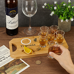 Bamboo Wine Serving Trays&nbsp;ODIS-WH0025-200